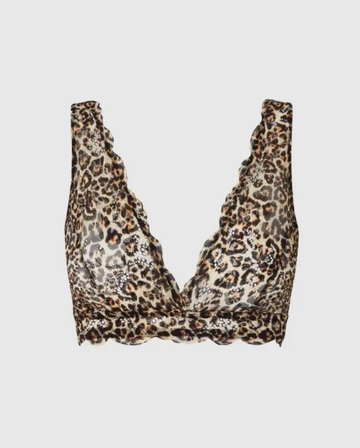 Pitsi Plunge Bralette Leopardi<UNDERSTATEMENT Outlet