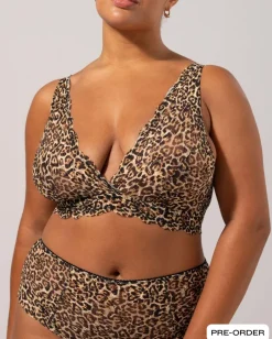 Pitsi Plunge Bralette Leopardi<UNDERSTATEMENT Outlet