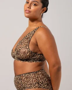 Pitsi Plunge Bralette Leopardi<UNDERSTATEMENT Outlet