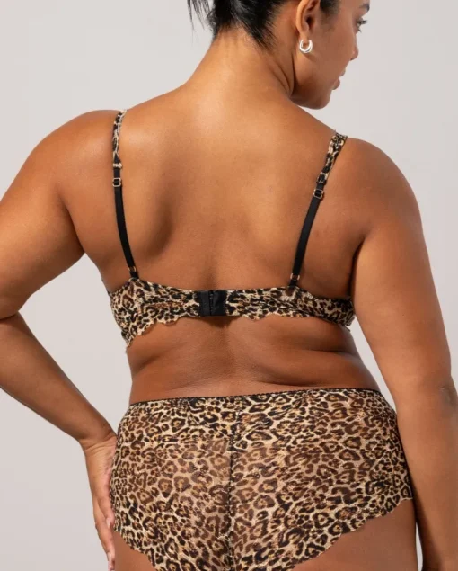 Pitsi Plunge Bralette Leopardi<UNDERSTATEMENT Outlet