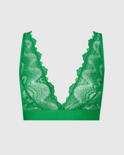 Pitsi Plunge Bralette Vihreä Muratti<UNDERSTATEMENT Outlet
