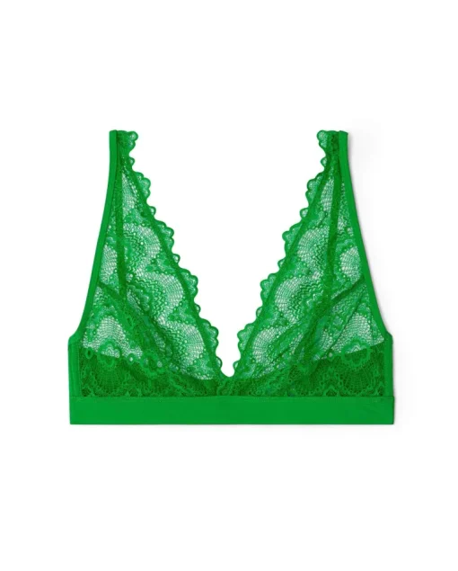 Pitsi Plunge Bralette Vihreä Muratti<UNDERSTATEMENT Outlet