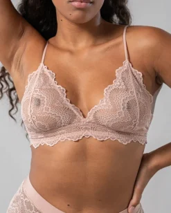 Pitsinen Bralette Beige<UNDERSTATEMENT Sale