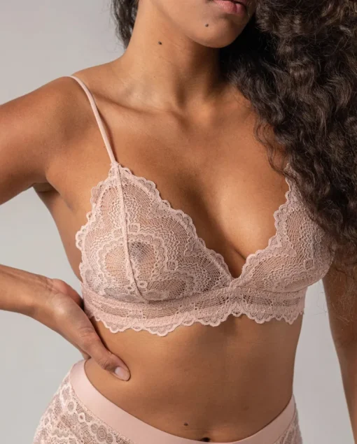 Pitsinen Bralette Beige<UNDERSTATEMENT Sale