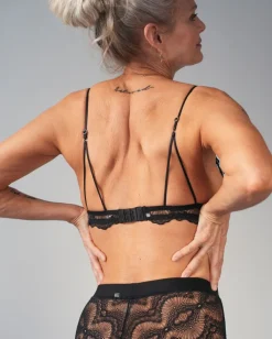 Pitsinen Bralette Musta<UNDERSTATEMENT Shop