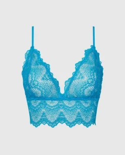Pitsinen Bralette Toppi Sähkönsininen<UNDERSTATEMENT Shop
