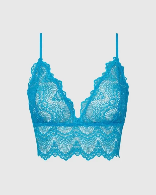 Pitsinen Bralette Toppi Sähkönsininen<UNDERSTATEMENT Shop