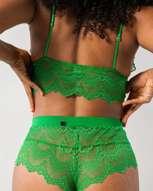 Pitsinen Bralette Toppi Vihreä<UNDERSTATEMENT Discount