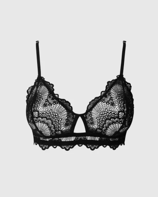 Pitsinen Cut-Out Kolmiobralette Musta<UNDERSTATEMENT New