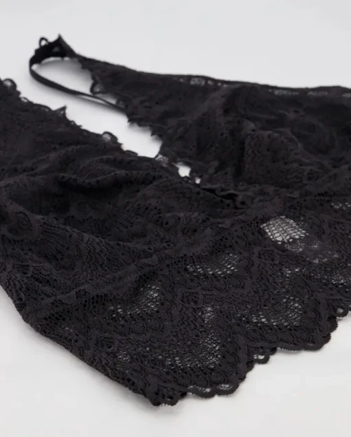 Pitsinen Plunge Bralette Toppi Saboteur Musta<UNDERSTATEMENT Hot