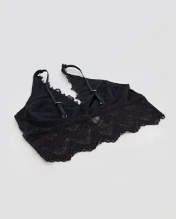 Pitsinen Plunge Bralette Toppi Saboteur Musta<UNDERSTATEMENT Hot