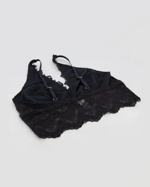Pitsinen Plunge Bralette Toppi Saboteur Musta<UNDERSTATEMENT Hot