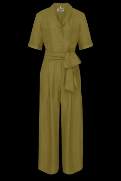 Planet Rayon Jumpsuit Khaki<KOMODO Fashion
