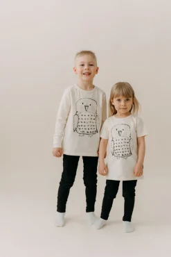 Pöllö t-paita luonnollinen valkoinen<Aarrelabel Outlet