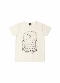 Pöllö t-paita luonnollinen valkoinen<Aarrelabel Outlet