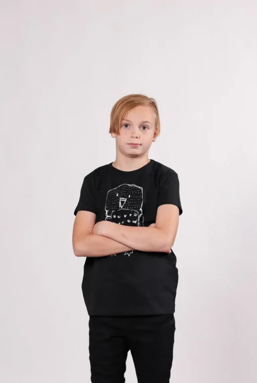 Pöllö t-paita musta<Aarrelabel Sale