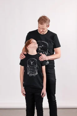 Pöllö t-paita musta<Aarrelabel Sale