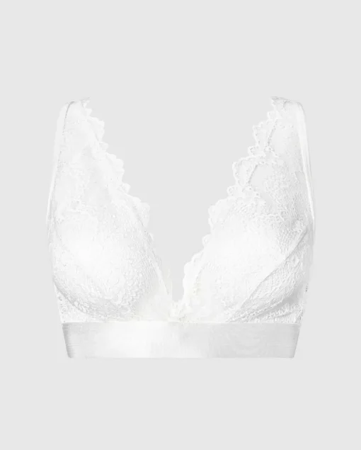 Plunge Bralette Valkoinen<UNDERSTATEMENT Best Sale