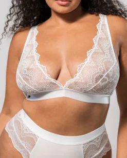Plunge Bralette Valkoinen<UNDERSTATEMENT Best Sale