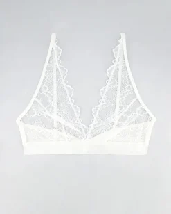 Plunge Bralette Valkoinen<UNDERSTATEMENT Best Sale
