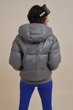 Polar Puffer Jacket Short Grey<Copenhagen Cartel Best