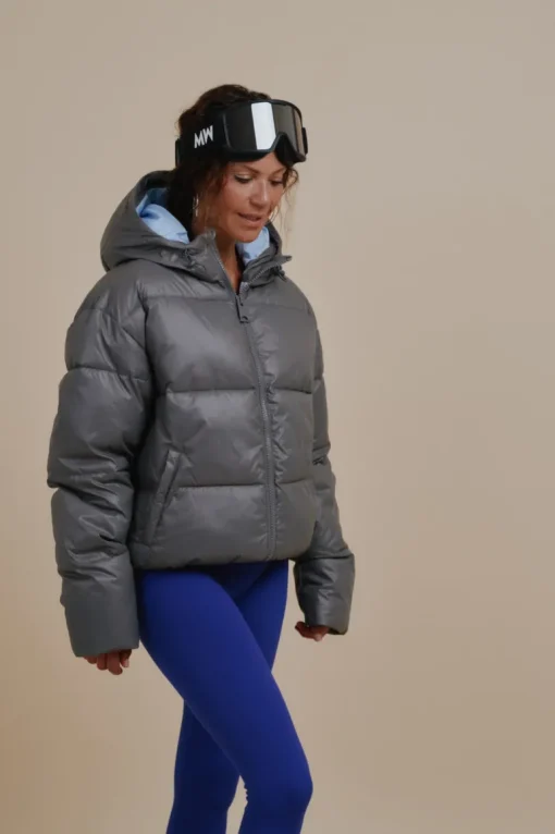 Polar Puffer Jacket Short Grey<Copenhagen Cartel Best