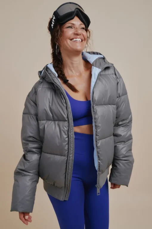 Polar Puffer Jacket Short Grey<Copenhagen Cartel Best