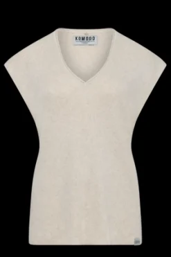 Polly Cotton Top Ivory White<KOMODO Best