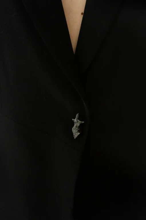 Polunochnik Takki Avoimella Selällä Musta<KM by LANGE Fashion