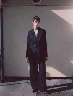 Polunochnik Takki Avoimella Selällä Musta<KM by LANGE Fashion