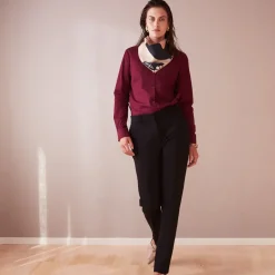 Poplin Shirt Wine Red<Studio Heijne Hot