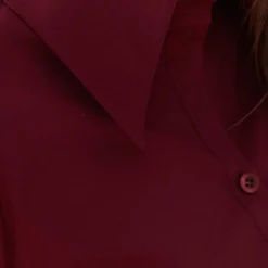 Poplin Shirt Wine Red<Studio Heijne Hot