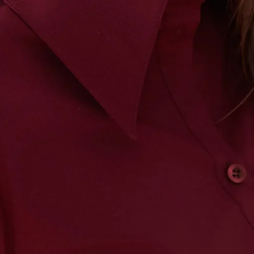 Poplin Shirt Wine Red<Studio Heijne Hot
