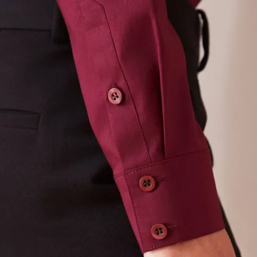 Poplin Shirt Wine Red<Studio Heijne Hot