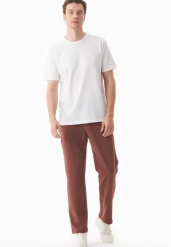 Poyraz Light Organic Cotton Sweatpants Coffee Brown<ORGANICATION Store