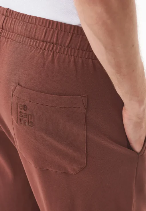 Poyraz Light Organic Cotton Sweatpants Coffee Brown<ORGANICATION Store