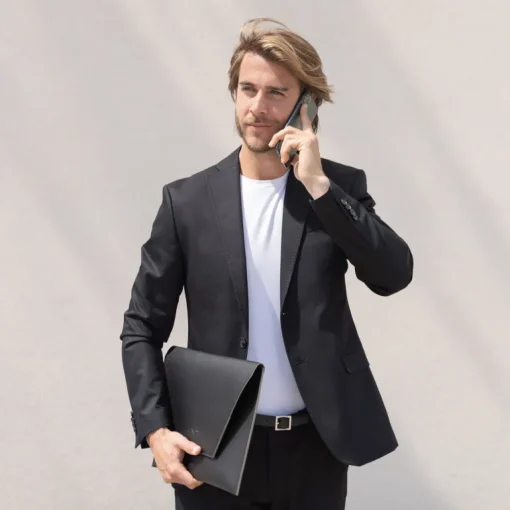 Protect Laptop Sleeve Black / Grey<CANUSSA Fashion