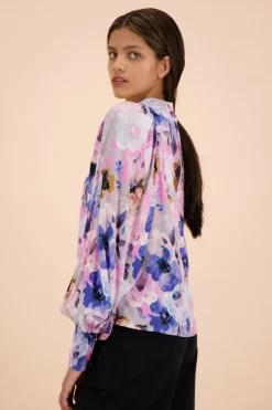 Puff Blouse Lilac Anemone<KAIKO Cheap