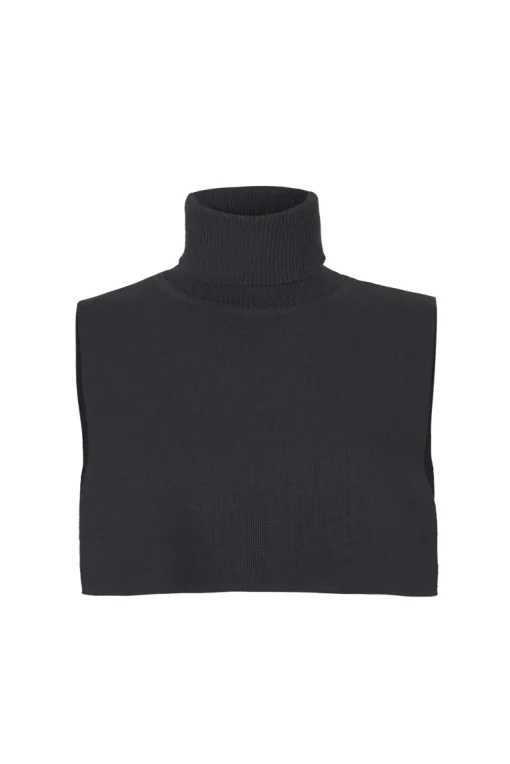 Punto Merino Neck Warmer Black<Salanida Cheap