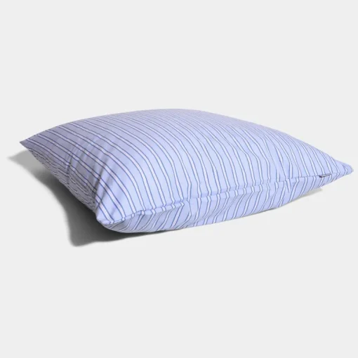 Puuvilla Percale Stripe tyynyliina Sininen Paita raita<HOMEHAGEN Online