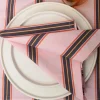 Puuvillaiset Lautasliinat Vaaleanpunainen Raita<HOMEHAGEN Shop