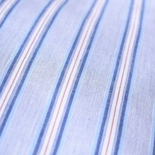 Puuvillaperkaali Baby/Junior Pussilakanasetti Blue Shirt Stripe<HOMEHAGEN Hot