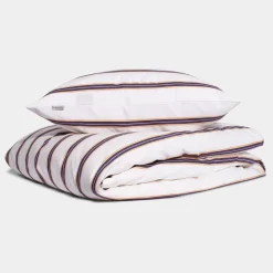 Puuvillaperkaalipussilakanasetti Kerma Raita<HOMEHAGEN Sale