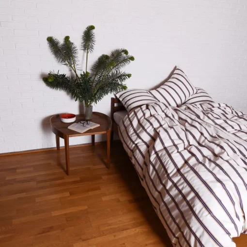 Puuvillaperkaalipussilakanasetti Kerma Raita<HOMEHAGEN Sale