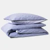 Puuvillaperkaalipussilakanasetti Navy Raita<HOMEHAGEN Cheap