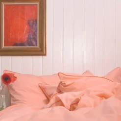 Puuvillaperkaalityynyliina Vaaleanpunainen<HOMEHAGEN Store