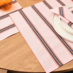 Pöytätabletit Vaaleanpunainen Raita<HOMEHAGEN Fashion