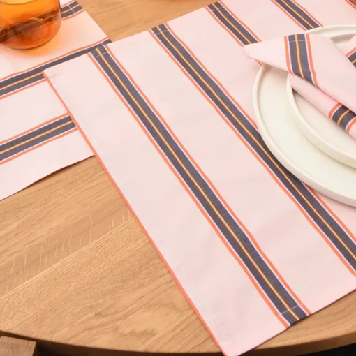 Pöytätabletit Vaaleanpunainen Raita<HOMEHAGEN Fashion