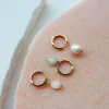 Quartz Yksittäinen Korvakoru Pinkki<JOIA Shop