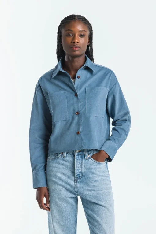 Quinn Jacket Coronet Blue<Kings Of Indigo Shop